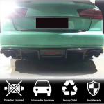 Audi A6 C7.5 Base Sedan 2016-2019 Rear Bumper Diffuser Carbon Fiber