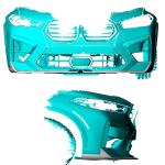 BMW X6M F96 2023-2024 Front Bumper Lip Dry Carbon Fiber