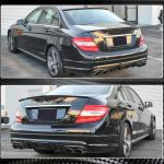 Mercedes Benz W204 C63 AMG Pre-facelift 2008-2011 Rear Bumper Diffuser Carbon Fiber