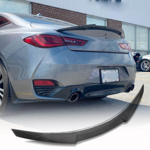 Infiniti Q60 Q60S 2016-2022 Rear Trunk Spoiler Carbon Fiber