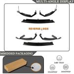 Carbon Fiber Front Bumper Lip for Toyota GR86 &for Subaru BRZ 2022-2024 | Abrasion-Resistant Robust Lip Body Kit Bumper Splitter Auto Parts Anti-Collision Protection