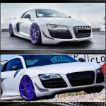 Audi R8 V8 V10 GT Pre-facelift 2008-2015 Front Bumper Vents Carbon Fiber