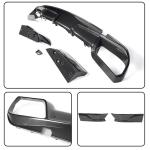 Carbon Fiber Rear Bumper Diffuser Compatible with BMW X6M F96 2023-2024 Lower Bumper Lip Diffuser Body Kit Factory Outlet