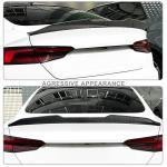 Carbon Look Trunk Spoiler for Audi A5 F5 Sportback 4-Door 2017-2024 | PSM-Style Rear Lip Wing ABS With Carbon Fiber Pattern Exterior Accessory Drill-Free Adhesive Mounting, Factory-Molded Fitment