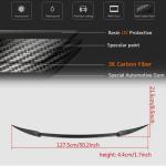 Maserati Quattroporte QP 2013-2019 Rear Trunk Spoiler Carbon Fiber
