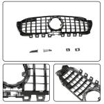 W177 Front Grille Compatible with Mercedes-Benz A Class W177 A200 A220 A250 2019-2020 ABS Auto Bumper Kidney Grill Cover Body Kit Gloss Black