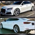 Audi A5 Sline S5 B9 Sportback 2017-2020 Side Skirts Carbon Fiber