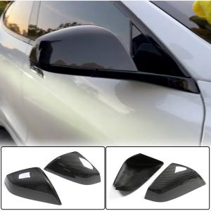Tesla Model S Sedan 2021UP Add-On Mirror Covers Dry Carbon Fiber