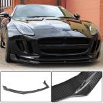 Jaguar F-TYPE 2013-2017 Front Bumper Lip Carbon Fiber