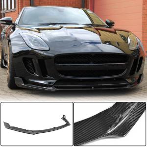 Jaguar F-TYPE 2013-2017 Front Bumper Lip Carbon Fiber