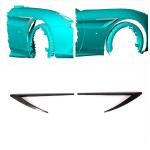 Ferrari California T Base Convertible 2015-2018 Side Air Fender Vents Carbon Fiber