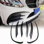 Mercedes Benz C Class W205 Sport Sedan 4-Door 2019-2021 Front Bumper Vents Carbon Fiber
