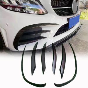 Mercedes Benz C Class W205 Sport Sedan 4-Door 2019-2021 Front Bumper Vents Carbon Fiber