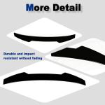 A5 Roof Spoiler Glossy Black for Audi A5/S5/RS5 F5 2017-2024 Sportback | ABS Roof Wing Trunk Flap Sporty Fastback Accent Easy Install Fit for Audi A5/S5/RS5 F5 4 Door Sportback 2017-2024