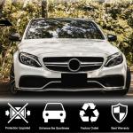 Mercedes Benz W205 C63 (S) AMG Pre-facelift 2015-2019 Front Bumper Lip Carbon Fiber