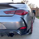 Infiniti Q60 Q60S Coupe 2017-2022 Rear Bumper Splitters Carbon Fiber