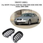 Front Hood Center Grill for BMW 5 Series E60 M5 520d 525i 2005-2008