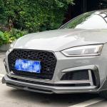 Audi A5 S5 B9 S Line Carbon Fiber Front Bumper Lip 2017–2020