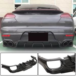 Porsche Panamera 970 Facelift 2014-2016 Rear Bumper Diffuser Carbon Fiber