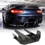 Carbon Fiber Rear Diffuser Compatible with BMW 6 Series F06 F12 F13 M6 2Door 4Door 2012-2018 Lower Bumper Lip Spoiler Body Kit Factory Outlet