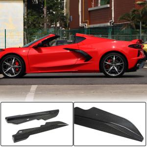 Chevrolet Corvette C8 Stingray 2020-2022 Side Skirts Splitters Carbon Fiber