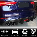 Audi S3 A3 Sline 8V.5 Sedan Facelift 2017-2020 Rear Bumper Diffuser Carbon Fiber