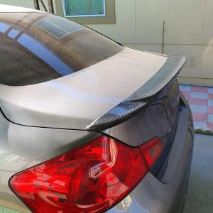 Infiniti G37 G25 2009-2013 Sedan Rear Trunk Spoiler Carbon Fiber/FRP