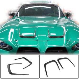 BMW G80 M3 G82 G83 M4 2021+ Engine Hood Air Vent Covers Dry Carbon Fiber