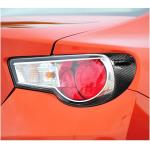 Subaru BRZ Toyota GT86 FT86 Scion FR-S Rear Headlight Lamp Eyebrow Trims Carbon Fiber
