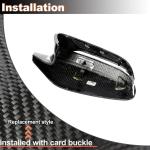 Dry Carbon Fiber Mirror Cover Compatible with BMW 3 4 Series G80 M3 G82 G83 M4 2021-2022 2D 4D Replacement Style Rearview Mirror Caps Factory Outlet LHD