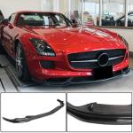 Mercedes Benz C197 R197 SLS AMG 2010-2013 Front Bumper Lip Carbon Fiber