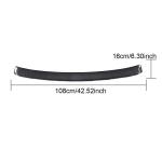 Audi A3 S3 8V 8V.5 Sedan 2014-2020 Rear Roof Spoiler Carbon Fiber