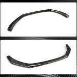 Audi A6 C7 Base Sedan Pre-facelift 2012-2015 Front Bumper Lip Carbon Fiber
