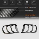 For Ford Mustang 2018-2022 Rear Tail Grille Carbon Fiber
