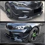 BMW 2 Series F87 M2 2016-2020 Front Bumper Splitters Carbon Fiber/FRP