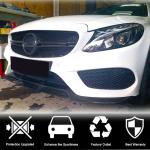 Mercedes Benz W205 C205 A205 Sport C43 AMG 2015-2018 Front Bumper Lip Carbon Fiber