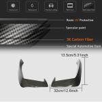 Audi A4 Sline B9 Sedan 2017-2020 Front Fog Lamp Covers Carbon Fiber