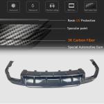 Maserati Levante 2016-2020 Rear Bumper Diffuser Carbon Fiber