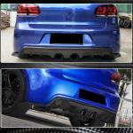 Volkswagen VW Golf 6 MK6 R R20 2010-2013 Rear Bumper Diffuser Carbon Fiber