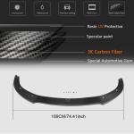 Porsche Panamera 970 GTS Turbo S 2014-2016 Front Bumper Lip Carbon Fiber