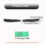 Carbon Fiber Rear Bumper Splitters for BMW 3 Series G80 M3 Sedan 2021-2022 Replacement Style