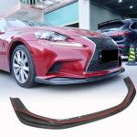 Lexus IS250 IS350 F Sport Sedan 2013-2015 Front Bumper Lip Carbon Fiber