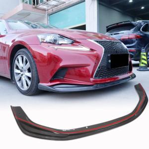 Lexus IS250 IS350 F Sport Sedan 2013-2015 Front Bumper Lip Carbon Fiber