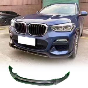 Carbon Fiber Front Lip Compatible with BMW X4 G02 M40i Sport Utility 4-Door 2019-2022 Front Bumper Lip Chin Spoiler Splitters Protector Body Kits Factory Outlet Air Dam