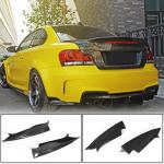 BMW 1 Series E82 1M 2011-2018 Rear Bumper Splitters Carbon Fiber