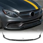 Carbon Fiber Spoier&Front Bumper Lip Fits for Mercedes Benz C Class C205 A205 C63 AMG 2Door 2015-2018 Chin Spoiler Splitter Protector