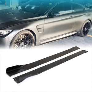 Universal Sedan Car Auto Side Skirts Carbon Fiber