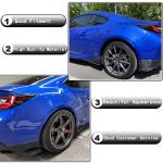 Subaru BRZ Toyota GR86 2022+ Rear Bumper Splitters Carbon Fiber