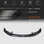 BMW 2 Series F22 F23 M Sport 2014-2019 Front Bumper Lip Carbon Fiber