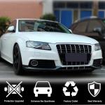 Audi A4 B8 Base Sedan Pre-facelift 2009-2012 Front Bumper Lip Carbon Fiber